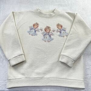 Won's Wear Vintage Women's Sweatshirt Angel Graphic Size Medium USA 1999